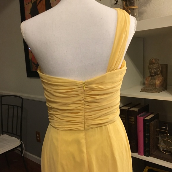 Elegant Formal Long Chiffon Gown Cocktail Dress - Picture 4 of 5